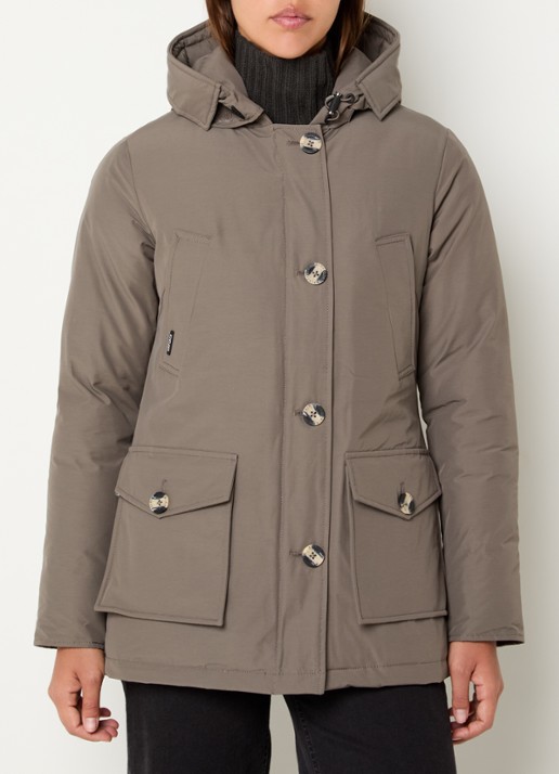 Airforce Gewatteerde parka met capuchon