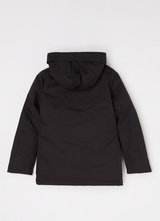 Airforce Gewatteerde parka met capuchon - achterkant 3 zwart