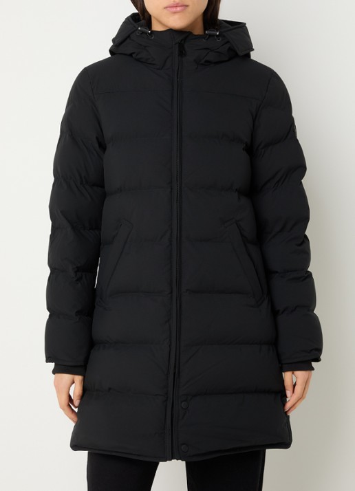 Airforce Jade puffer jas met capuchon en steekzakken
