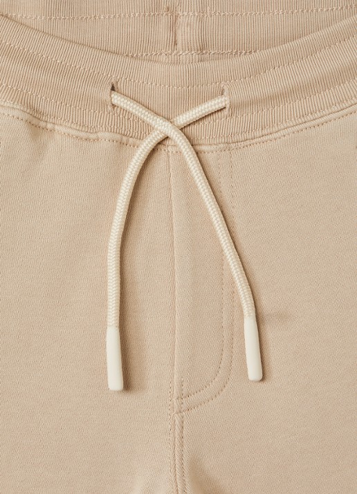 Airforce Loose fit korte joggingbroek - detail beige