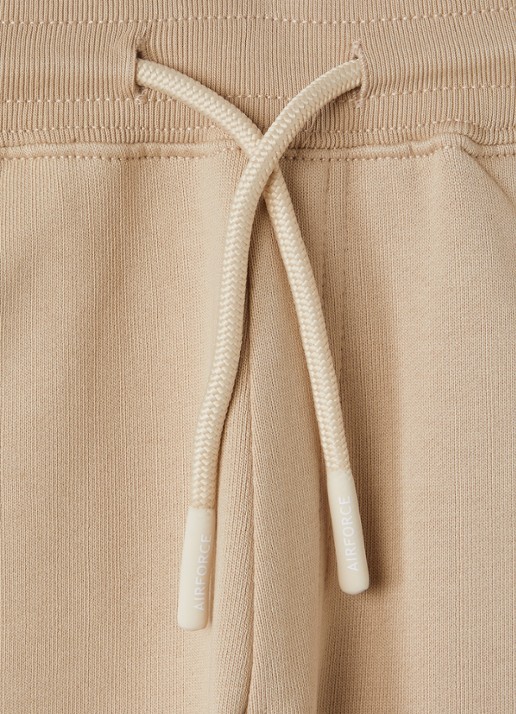 Airforce Loose fit korte joggingbroek - detail 2 beige