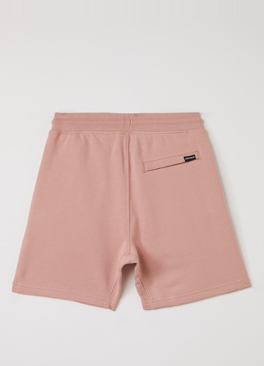 Airforce Loose fit korte joggingbroek - voorkant 3 zalmroze