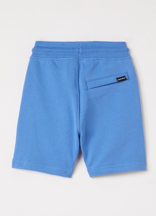 Airforce Loose fit korte joggingbroek - voorkant 4 blauw