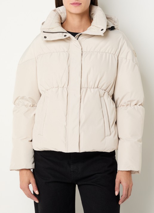 Airforce Maya puffer jack met afneembare capuchon en waterafstotende coating