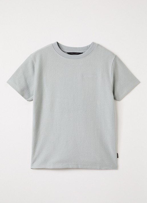 Airforce Milo T-shirt met logo - voorkant 3 lichtgrijs