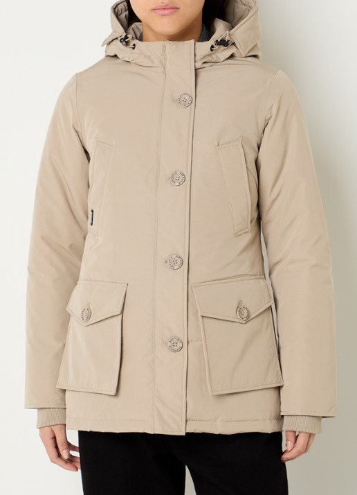 Airforce Parka met capuchon en steekzakken