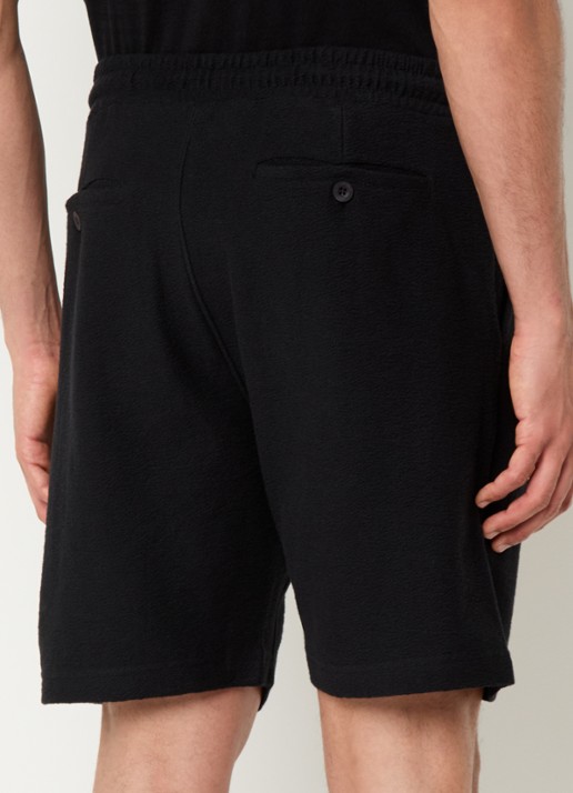Airforce Regular fit korte joggingsbroek van  katoen - achterkant 4 zwart
