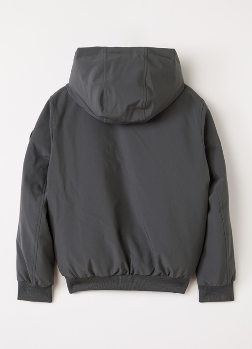 Airforce Reversible puffer jack  - achterkant 3 donkergrijs