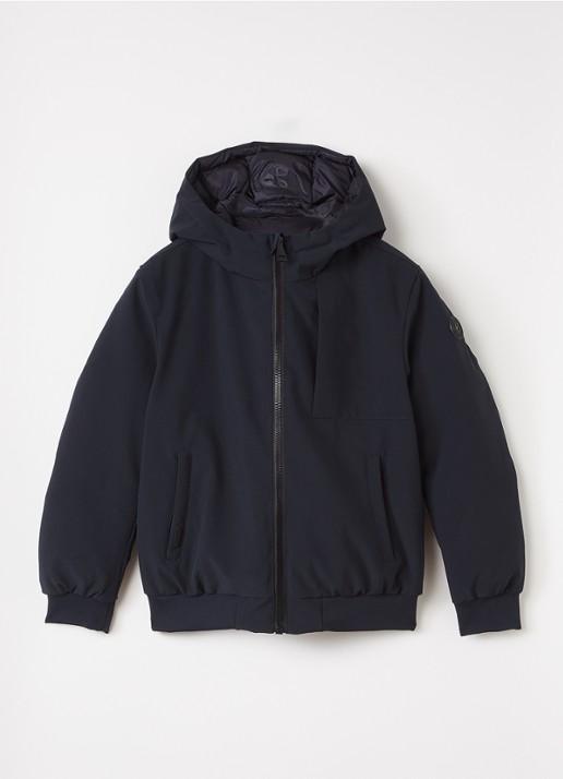 Airforce Reversible puffer jack  - voorkant donkerblauw