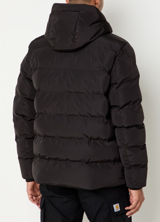 Airforce Robin puffer jack met capuchon - achterkant 7 zwart