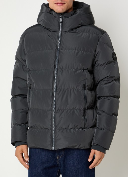Airforce Robin puffer jack met capuchon