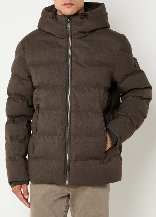 Airforce Robin puffer jack met capuchon