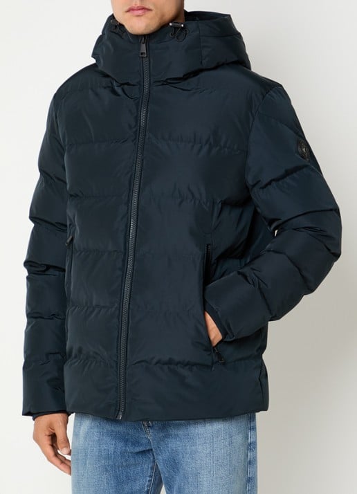 Airforce Robin puffer jack met capuchon