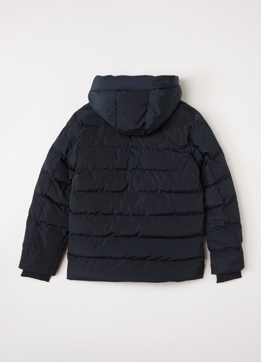 Airforce Robin puffer jack met capuchon - achterkant 3 donkerblauw