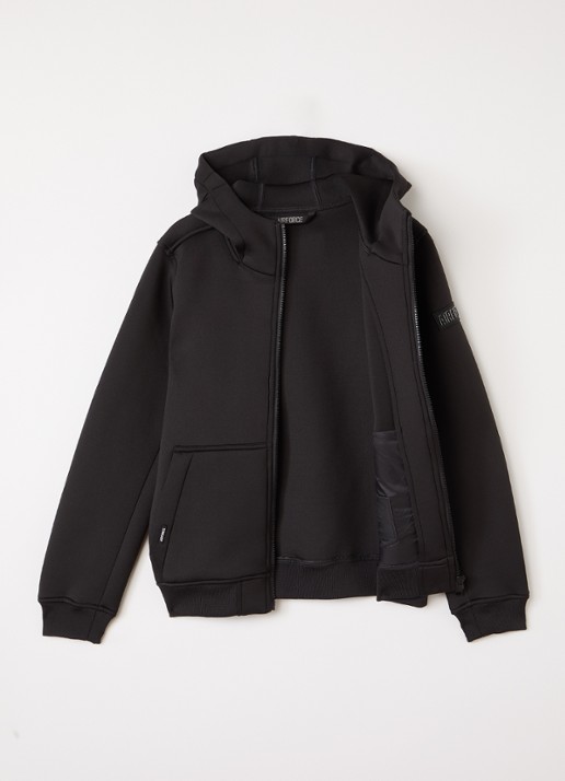 Airforce Scuba sweatvest met steekzakken - voorkant 2 zwart