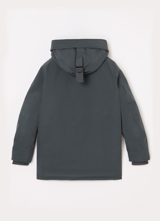 Airforce Snow gewatteerde parka met capuchon  - achterkant 3 olijfgroen