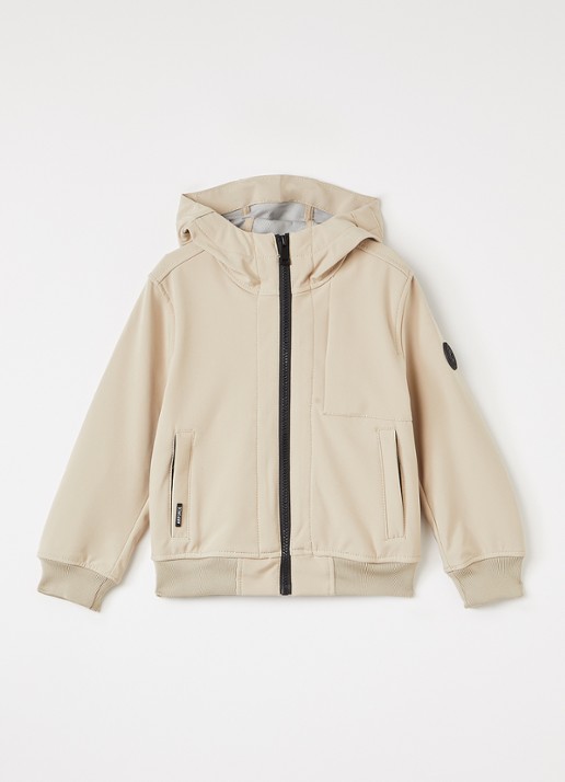 Airforce Softshell jack met ritszakken en capuchon