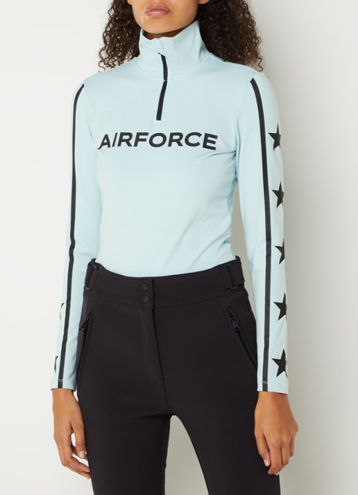Airforce Squaw Vally skipully met logoprint - detail 3 blauw