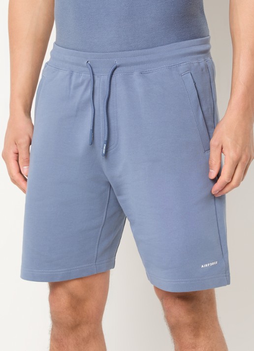 Airforce Straight fit korte joggingbroek met logo