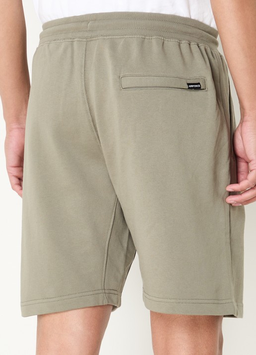 Airforce Straight fit korte joggingbroek met logo - achterkant 4 olijfgroen