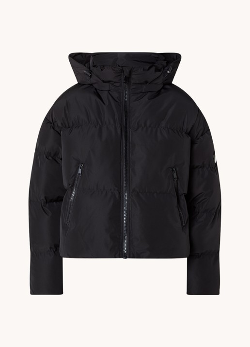 Airforce Sun Peaks ski-jas met afneembare capuchon en ritszakken - voorkant 5 zwart