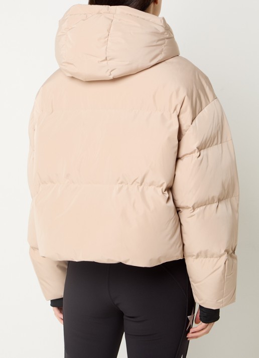 Airforce Sun Peaks ski-jas met afneembare capuchon en ritszakken - achterkant beige