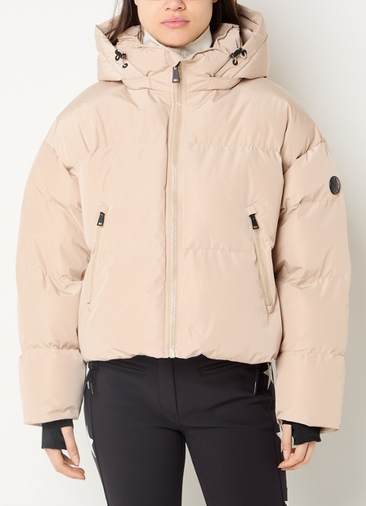 Airforce Sun Peaks ski-jas met afneembare capuchon en ritszakken - detail 4 beige