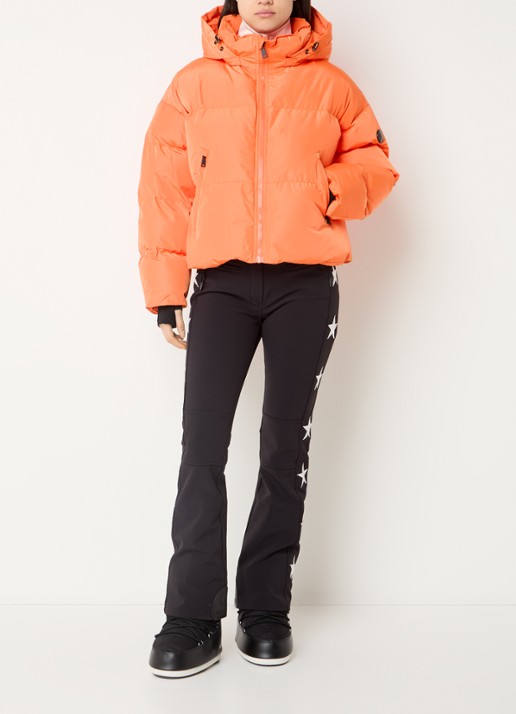 Airforce Sun Peaks ski-jas met afneembare capuchon en ritszakken - voorkant 6 orange