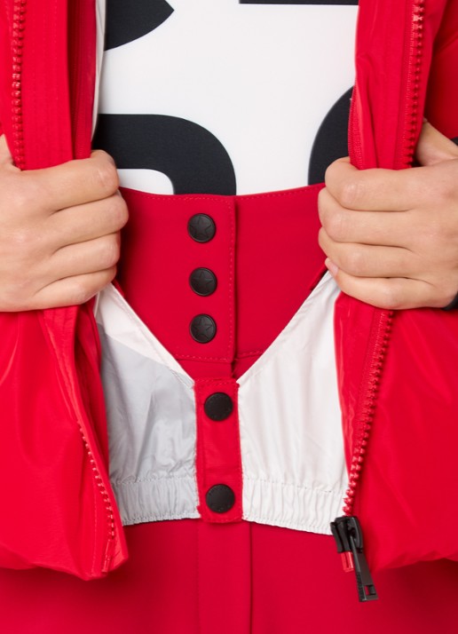 Airforce Sun Peaks ski-jas met afneembare capuchon en ritszakken - detail 4 rood