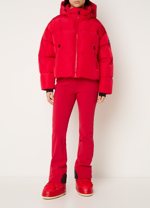 Airforce Sun Peaks ski-jas met afneembare capuchon en ritszakken - voorkant 6 rood