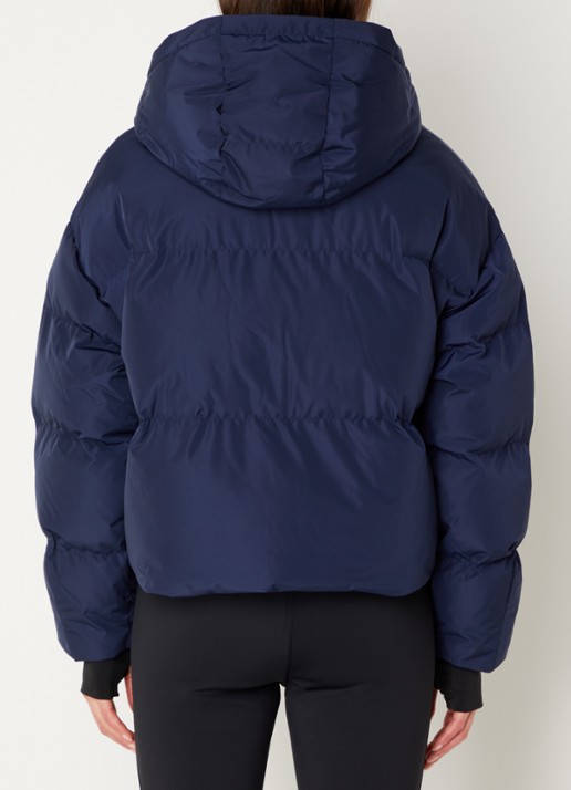 Airforce Sun Peaks ski-jas met afneembare capuchon en ritszakken - achterkant indigo