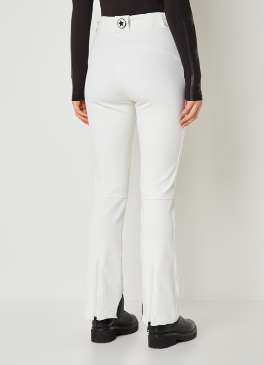 Airforce Sundance Mountain high waist flared skibroek met ritszakken - achterkant wit