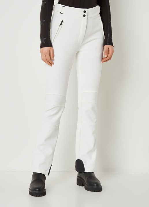 Airforce Sundance Mountain high waist flared skibroek met ritszakken - detail 4 wit