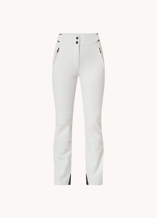Airforce Sundance Mountain high waist flared skibroek met ritszakken - voorkant 2 wit