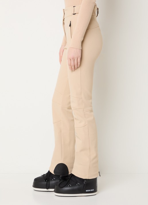 Airforce Sundance Mountain high waist flared skibroek met ritszakken - detail 3 beige