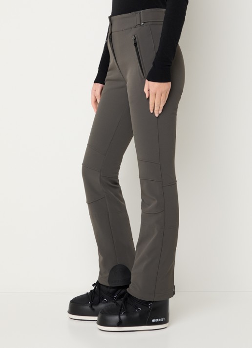 Airforce Sundance Mountain high waist flared skibroek met ritszakken - detail 5 lichtbruin