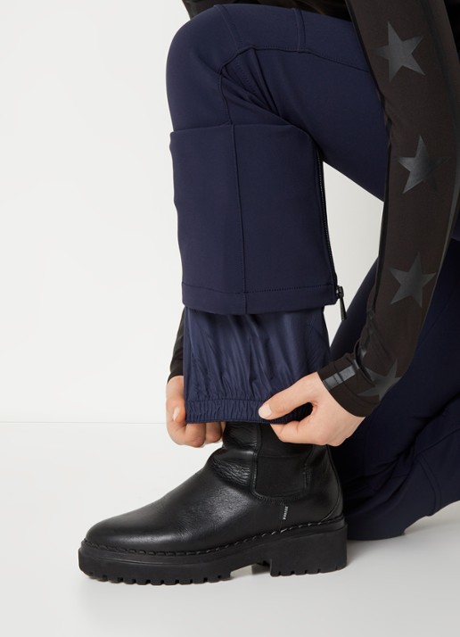 Airforce Sundance Mountain high waist flared skibroek met ritszakken - detail 4 indigo