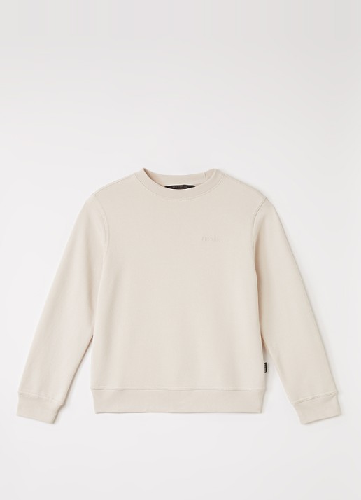 Airforce Sweater met logo- en backprint