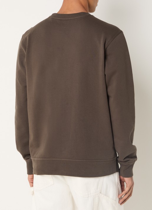 Airforce Sweater met logo - achterkant 4 lichtbruin