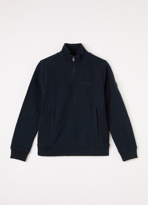 Airforce Sweater met opstaande kraag