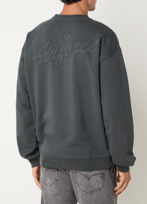 Airforce Sweater van katoen met logo