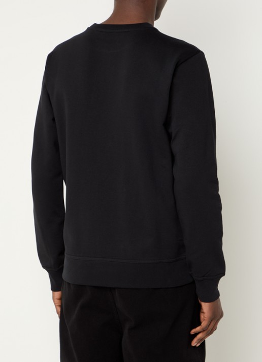 Airforce Sweater van  katoen met logo - achterkant 4 zwart