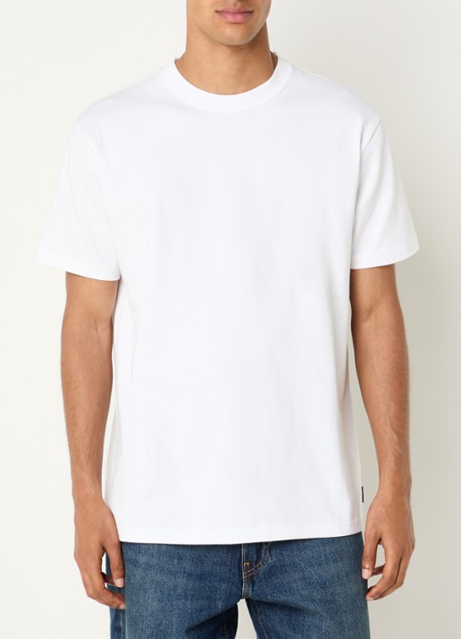 Airforce T-shirt met logo- en backprint - achterkant 4 wit