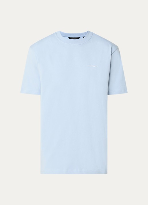 Airforce T-shirt met logo - voorkant 3 lichtblauw