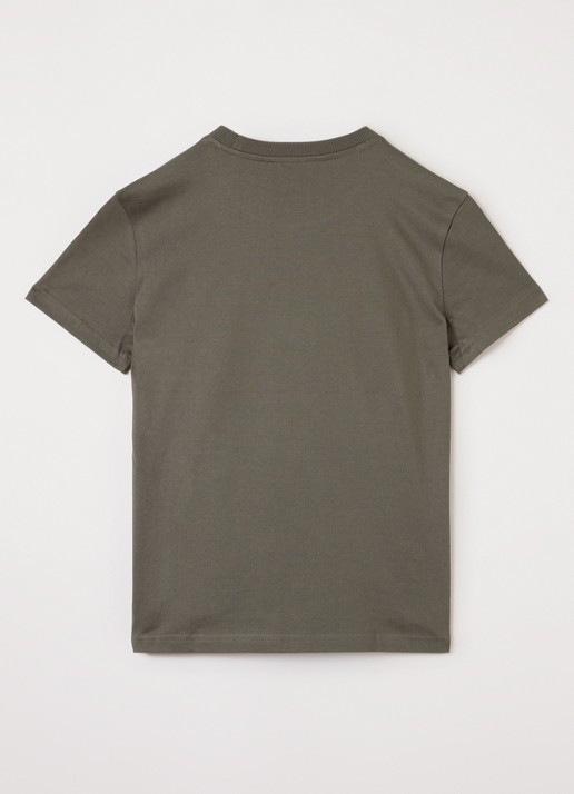 Airforce T-shirt met logo - voorkant 2 olijfgroen