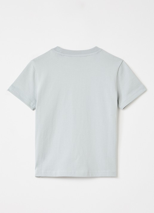 Airforce T-shirt met logo - voorkant 2 lichtgrijs
