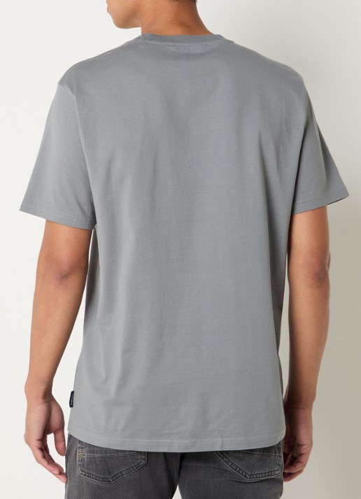 Airforce T-shirt van  katoen met logo - achterkant 4 grijs