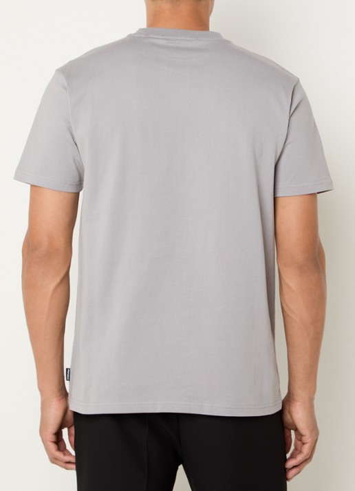 Airforce T-shirt van  katoen met logo - achterkant 3 donkergrijs