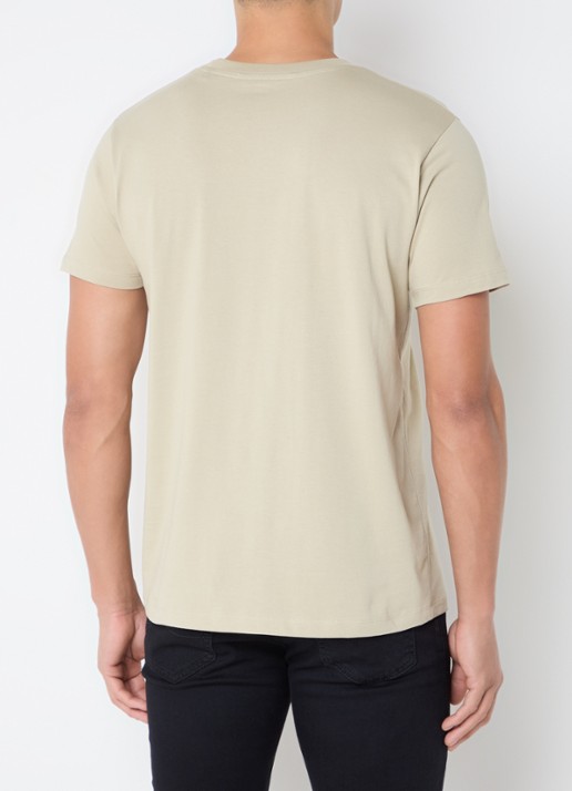 Airforce T-shirt van  katoen met logo - achterkant 3 lichtgroen