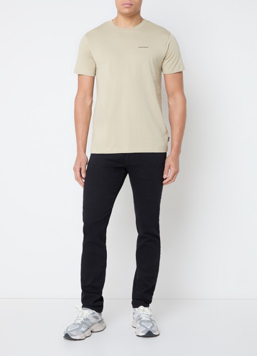 Airforce T-shirt van  katoen met logo - voorkant 2 lichtgroen